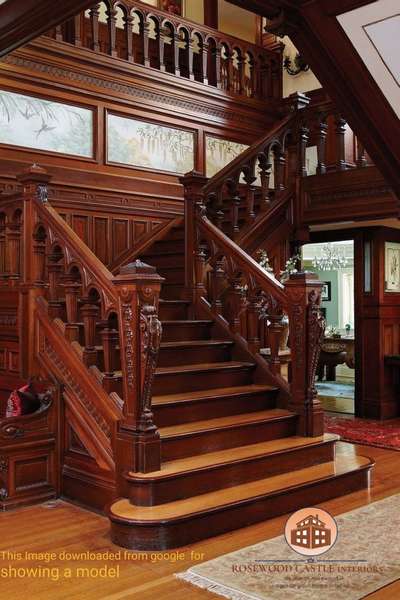 Staircase Designs by Interior Designer Rosewoodcastle interiors, Ernakulam | Kolo