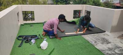 Roof Designs by Gardening & Landscaping joys garden, Thrissur | Kolo