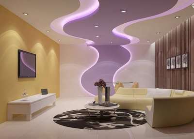 Ceiling, Furniture, Lighting, Living, Table, Storage Designs by Contractor Shiv  interiors , Delhi | Kolo
