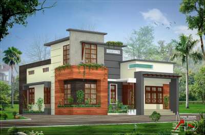 Exterior, Outdoor Designs by 3D & CAD Haris PK, Malappuram | Kolo