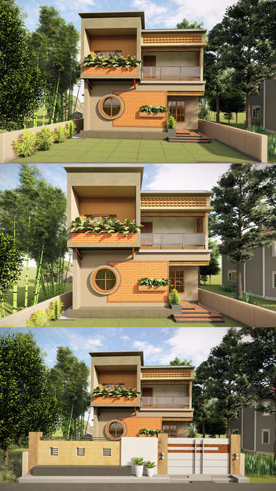 Exterior Designs by Architect Abinrag c, Malappuram | Kolo