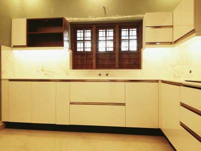 Kitchen, Storage, Window Designs by Interior Designer Anand KS, Kottayam | Kolo