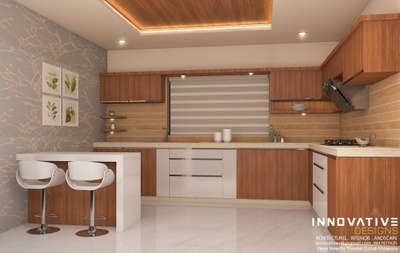 Lighting, Kitchen, Storage Designs by Interior Designer Fayis Thangal, Kozhikode | Kolo