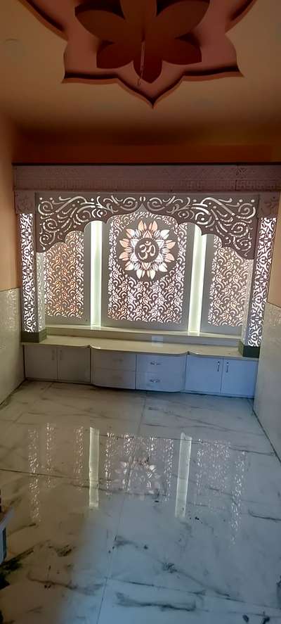 Prayer Room, Storage Designs by Carpenter Mohammad Riyaz, Jaipur | Kolo