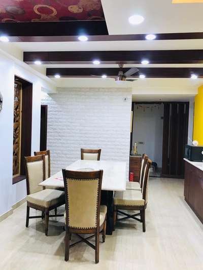 Ceiling, Furniture, Lighting, Table Designs by Contractor modernedge  interior , Gautam Buddh Nagar | Kolo