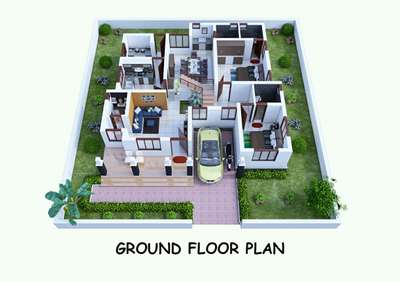 Plans Designs by 3D & CAD Vivin Wilson, Thrissur | Kolo