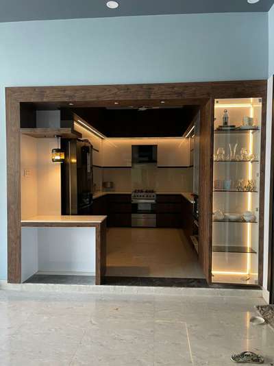 Flooring, Kitchen, Lighting, Storage Designs by Contractor Navi interiors, Delhi | Kolo