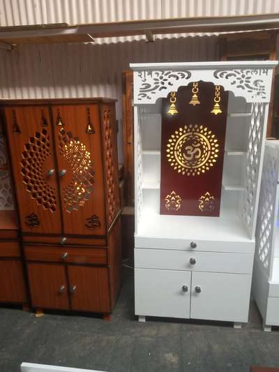 Prayer Room, Storage Designs by Carpenter Rohit Kumar, Gautam Buddh Nagar | Kolo