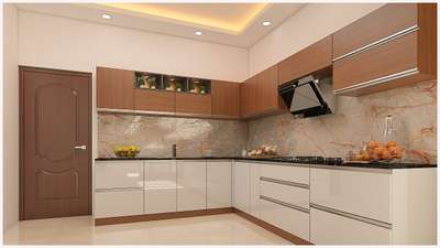 Kitchen, Storage Designs by Building Supplies Unison Interiors, Kottayam | Kolo