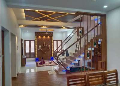 Wall, Ceiling, Staircase Designs by Interior Designer MARSHAL AK, Thrissur | Kolo