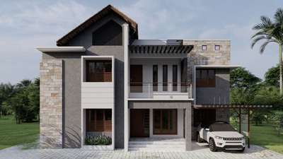 Exterior Designs by Architect Jomsin  James , Idukki | Kolo