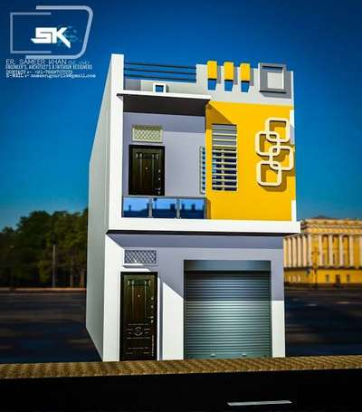 Exterior Designs by 3D & CAD Mahesh Rathor ठेकेदार, Dewas | Kolo