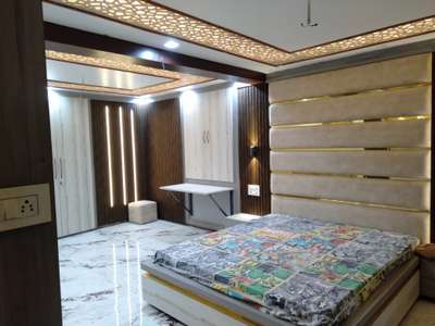 Furniture, Bedroom, Lighting Designs by Contractor Ravi Sanchora, Ajmer | Kolo
