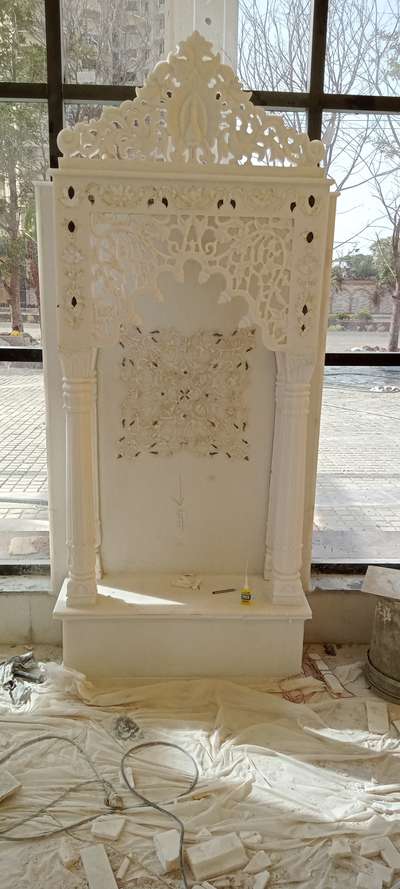 Prayer Room, Storage Designs by Flooring Sudeep Dhaker, Bhopal | Kolo