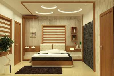 Ceiling, Furniture, Storage, Bedroom, Wall Designs by Contractor Mr Malik, Delhi | Kolo
