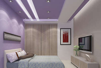 Ceiling, Furniture, Storage, Bedroom, Wall Designs by Contractor RKP O P Indore, Indore | Kolo