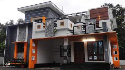 Exterior Designs by Contractor vineesh vamadevan, Pathanamthitta | Kolo