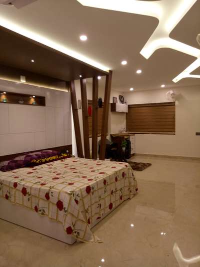 Furniture, Bedroom, Lighting Designs by Interior Designer Salim N, Thrissur | Kolo