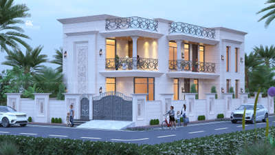 Exterior Designs by Architect Ar Khalid Hussain, Sikar | Kolo