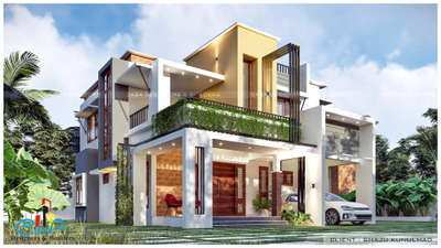 Exterior Designs by Architect Sanil chakkalakkal, Malappuram | Kolo