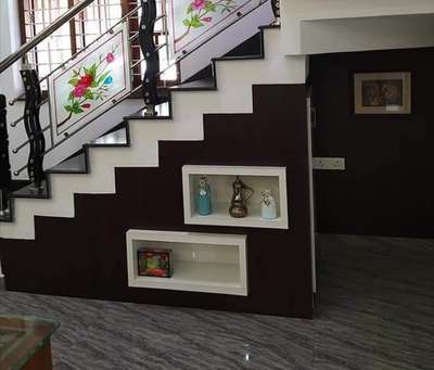 Storage, Staircase Designs by Carpenter Shihabudheen Pp, Wayanad | Kolo