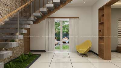 Living, Furniture, Storage, Flooring, Staircase Designs by 3D & CAD Anandhu  Designs, Thrissur | Kolo