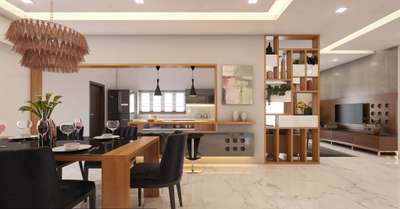 Dining, Furniture, Table, Kitchen, Storage Designs by Architect Ar Praseetha, Palakkad | Kolo
