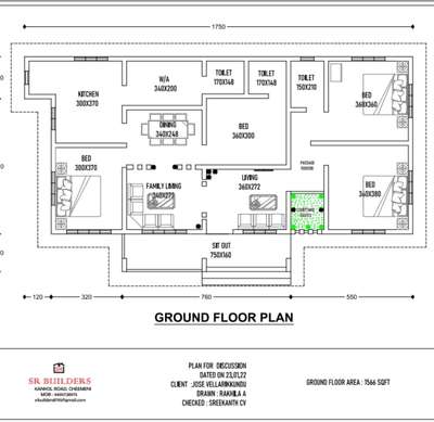 Plans Designs by Contractor SR  BUILDERS, Kasaragod | Kolo