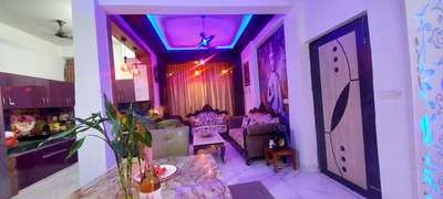 Ceiling, Lighting, Living, Furniture, Table Designs by Contractor Ronak Khan, Faridabad | Kolo
