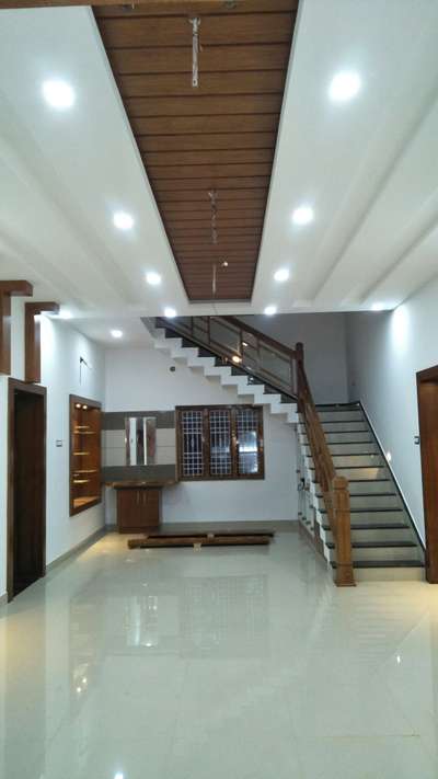Staircase, Ceiling, Flooring Designs by Painting Works rajesh thattel, Kannur | Kolo