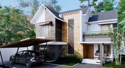 Exterior Designs by Architect Ajay Subhash, Thiruvananthapuram | Kolo