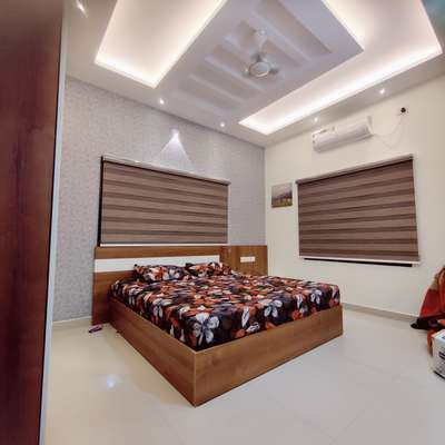 Ceiling, Furniture, Lighting, Storage, Bedroom Designs by Contractor Niya M V, Kottayam | Kolo