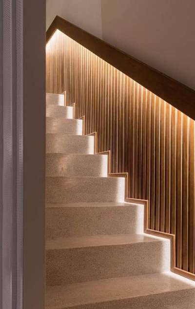Lighting, Staircase, Wall Designs by Contractor Juned Ahmad, Indore | Kolo