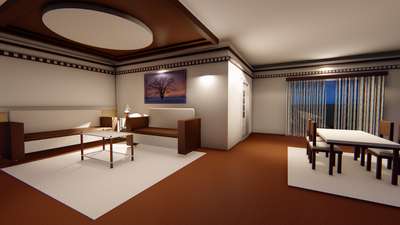 Dining, Furniture, Table, Lighting, Living Designs by 3D & CAD Sayd Ali Haneefa, Thiruvananthapuram | Kolo
