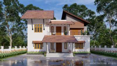 Exterior Designs by Civil Engineer RAD ARCHITECTURE STUDIO , Malappuram | Kolo