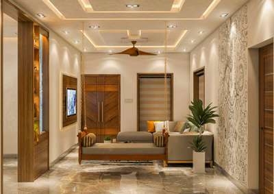 Ceiling, Furniture, Lighting, Living Designs by Interior Designer KABSUL HOME DECOR ART STUDIO, Malappuram | Kolo