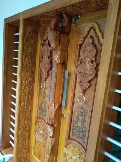 Door Designs by Painting Works Shameer wood polisher, Kollam | Kolo