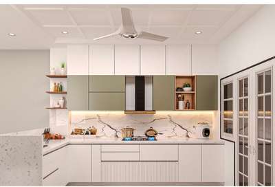 Kitchen, Lighting, Storage Designs by Carpenter Raj Kumar, Ujjain | Kolo