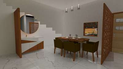 Dining, Furniture, Bathroom Designs by Interior Designer Roshin Kp, Kannur | Kolo