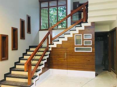 Staircase Designs by Painting Works Sidheek Sidheek pp, Malappuram | Kolo