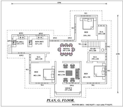 Plans Designs by Home Owner PRASAD PARAMESWAR, Kottayam | Kolo