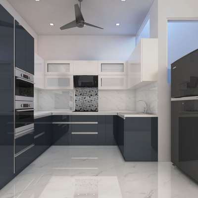 Kitchen, Lighting, Storage Designs by Interior Designer TISHA JAIN, Delhi | Kolo