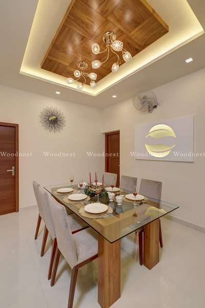 Furniture, Dining, Table, Ceiling, Lighting Designs by Home Owner nabeel nabeel, Kozhikode | Kolo