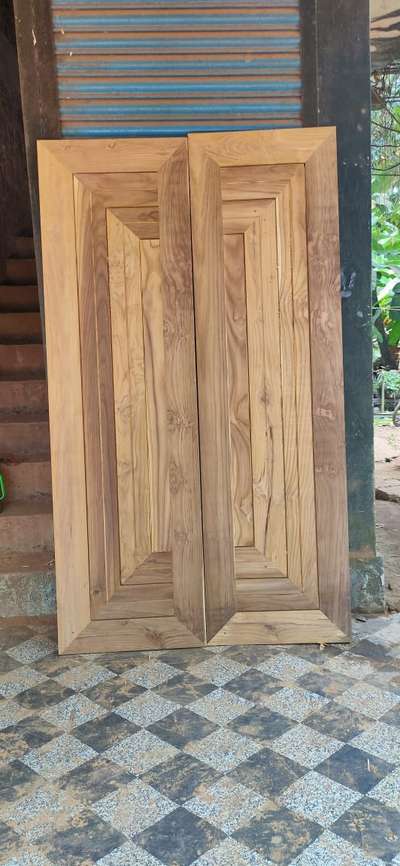 Door Designs by Carpenter KARI RAJEEVAN, Kasaragod | Kolo