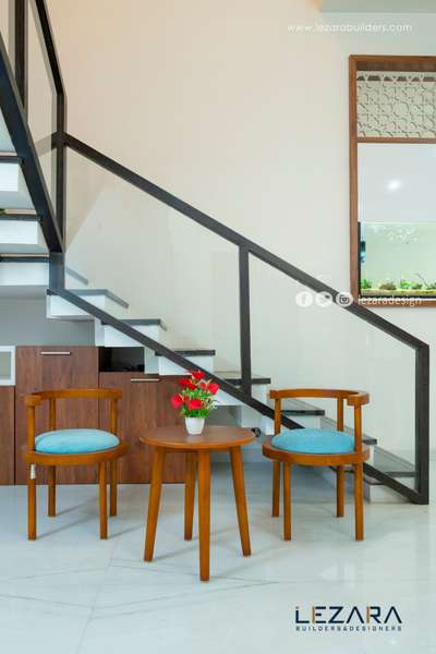 Furniture, Living, Home Decor, Staircase, Table Designs by Architect LEZARA Design, Malappuram | Kolo