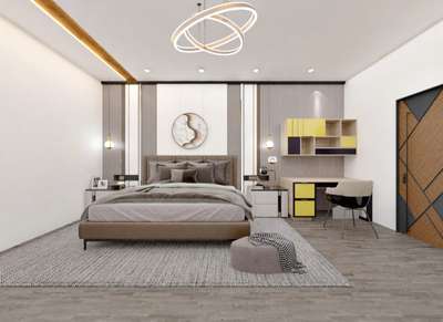 Furniture, Lighting, Bedroom, Storage, Door Designs by Interior Designer Kajal Rajput, Delhi | Kolo