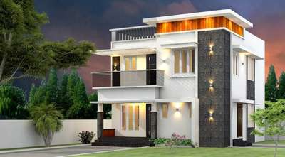Outdoor, Exterior Designs by Civil Engineer Pra sad, Alappuzha | Kolo