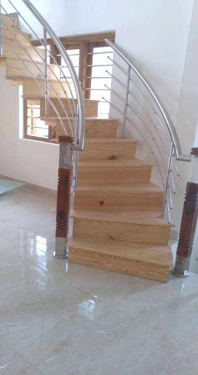 Staircase Designs by Carpenter sreejith ar sreejith ar, Ernakulam | Kolo