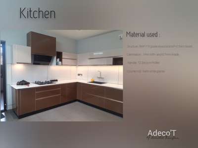 Kitchen, Storage, Lighting Designs by Interior Designer Akhil Achari, Thrissur | Kolo