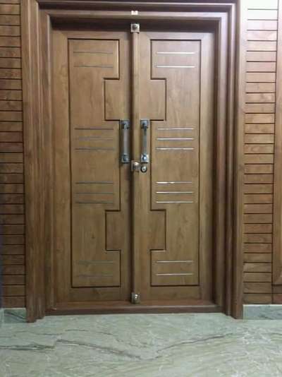 Door Designs by Carpenter VIJAYA KUMAR, Pathanamthitta | Kolo